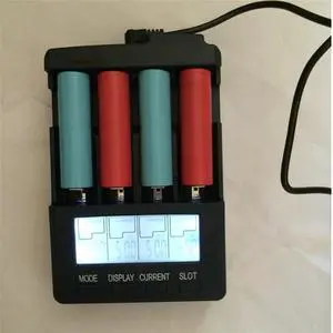 BT3100 4-slot smart universal battery charger adapter for rechargeable lithium-ion batteries, US standard