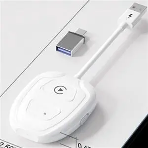 2pcs 2 in 1 Wireless CarPlay Adapter for Wireless Adapter
