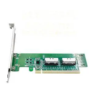 Motherboard adapter PE5160-4IL PCIe5.0 X16 to MCIO 8I adapter board requires motherboard to support split card Motherboard adapter PE5160-4IL PCIe5.0 X16 to MCIO 8I adapter board requires motherboard to support split card