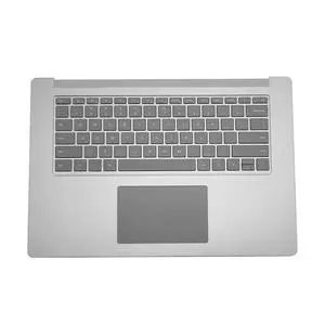 Laptop Keyboard Replacement Palm Rest Keyboard Touchpad for 3 15 Inch 1873, Silver