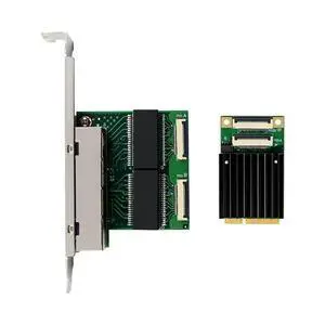 Mini Gigabit Ethernet Card Ethernet Adapter 4xRJ45 Ports 10/100/1000 I350-T4 SAS Ethernet Card