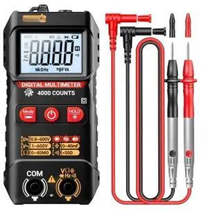 C6UC Multimeter with Flashlight Resistance Capacitance Diode Test Tool