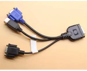 Blade server adapter cable KVM cable serial port + USB + VGA 409496-001 416003-001 suitable for C3000 C7000