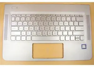 Suitable for 13-AB 13-AB026TU AB024TU AB027TU keyboard C shell cover palm rest adopts US layout silver