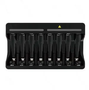 8-slot smart lithium battery charger for 1.5V AA AAA rechargeable battery charger