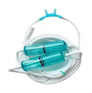Silicone double-headed hydrogen suction tube with water reservoir double nose plug hydrogen suction machine accessories