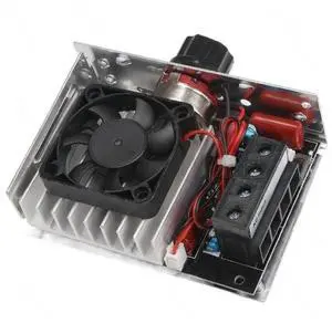 10000W AC110V 220V 75A SCR Regulator Dimmer Thermostat Cooling Fan AC 110-220V