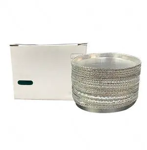 50pcs/box Laboratory Aluminum Foil Weighing Pan Moisture Tester Disposable Sample Pan Diameter 90mm