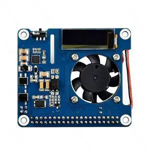 Power over Ethernet 802.3Af network expansion board with OLED display for 4 B / 3B+ Power over Ethernet 802.3Af network expansion board with OLED display for 4 B / 3B+