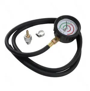 Exhaust back pressure gauge fuel pressure test kit tester