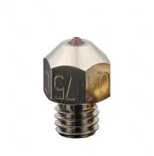 3D printer accessories Ruby nozzle MK8 E3D 0.4mm wear-resistant carbon fiber