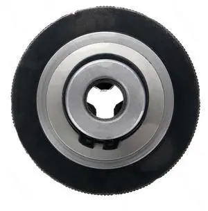 50mm mini 4-jaw reversible self-centering M14 thread mounted lathe chuck with locking rod K02-50 + chuck connecting rod