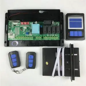 Intelligent door control trackless telescopic door controller