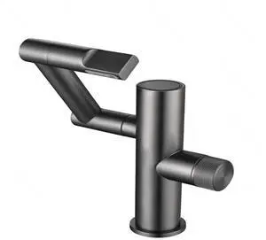 Robotic arm digital display faucet full copper bathroom household intelligent hot and cold water washbasin