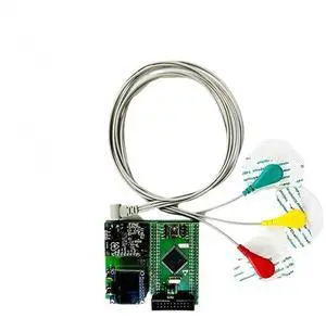 AD8232 ECG and heart rate acquisition kit based on STM32, OLED display, portable development system