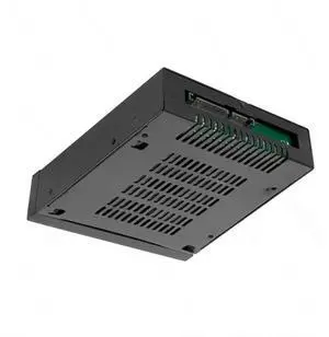 SATA/SAS hard drive box 2.5-inch SSD to 3.5-inch floppy drive hard drive extraction box full metal with lock MB491L-B