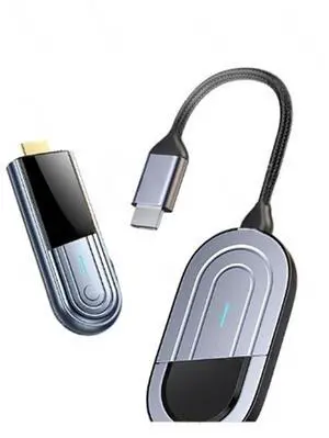 Wireless projector with computer HDMI high-definition transmission connection TV projector display point to point
