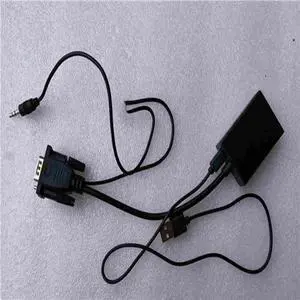 VGA male to HDMI female 1080P output HDTV audio and video cable converter