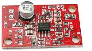 AD828 Stereo Dynamic Microphone Preamplifier Board Pickup Preamplifier Module DC 3.8V-15V MIC Preamplifier Module