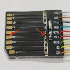 SD card PCB interface audio host repair localized data reading and writing tools