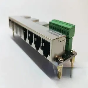 RS485 Industrial Controller Bus Serial Distribution Hub Connector RJ45 Intercommunication Network Port