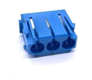 09140034501 HART-ING Heavy Duty Connector 3 Pin Blue Pneumatic Module Combination Plug