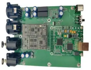 USB sound card 2 channel recording and playback indicator light measurement ES9018 ES9822