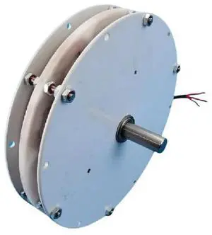 100W disc-type coreless generator permanent magnet wind power hydropower free energy exploration low speed low resistance high power