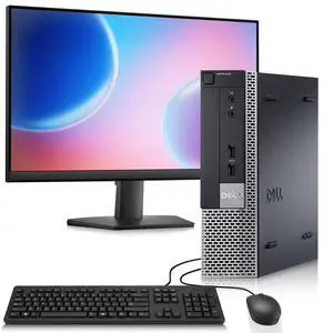 Restored DELL 9020 USFF, Intel Core i5-4500T, 16GB DDR4 RAM, 512GB SSD, 24" LED Monitor, Windows 11 Pro, Built-in Wi-Fi, Wireless Keyboard & Mouse (Refurbished) Restored DELL 9020 USFF, Intel Core i5-4500T, 16GB DDR4 RAM, 512GB SSD, 24" LED Monitor, Windows 11 Pro, Built-in Wi-Fi, Wireless Keyboard & Mouse (Refurbished)