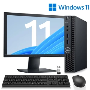 Dell OptiPlex Micro Desktop | Intel core i5-9500T (6-Cores) Processor, 16GB Ram, 19-inch Monitor, 256GB SSD | Wireless KB & Mouse, Windows 11 Pro, Dell OptiPlex Micro Desktop | Intel core i5-9500T (6-Cores) Processor, 16GB Ram, 19-inch Monitor, 256GB SSD | Wireless KB & Mouse, Windows 11 Pro,