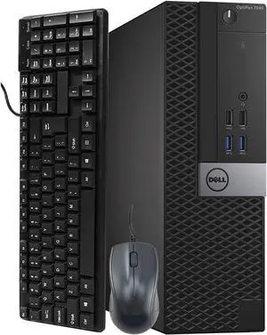 Dell OptiPlex 7040 Desktop SFF Small Tower Computer PC Intel Quad Core i7-6700 up to 4.00GHz, 16GB DDR4 Ram,256GB SSD, Wi-Fi, Keyboard & Mouse, Windows 11 Pro (Renewed)