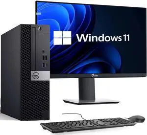 Dell OptiPlex 5070 SFF Desktop Computer PC Intel Quad Core i7-9700 up to 4.70GHz, 16GB DDR4 Ram,1TB SSD, 22 Inch Monitor, Wi-Fi Adapter, Wireless Keyboard & Mouse, Windows 11 Pro (Renewed)