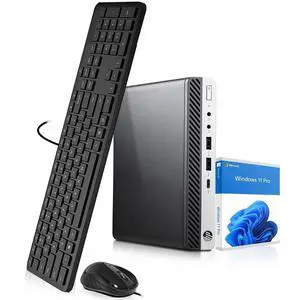 Restored HP 800 G5 Mini Desktop Computer, Intel Core i7-9700T 9th Gen Processor, Wi-Fi, 16GB DDR4 RAM, 128GB SSD, Windows 11 Pro, Keyboard & Mouse, Wi-Fi, Home & Office Tiny PC (Refurbished) Restored HP 800 G5 Mini Desktop Computer, Intel Core i7-9700T 9th Gen Processor, Wi-Fi, 16GB DDR4 RAM, 128GB SSD, Windows 11 Pro, Keyboard & Mouse, Wi-Fi, Home & Office Tiny PC (Refurbished)
