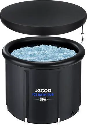 Ice Bath Tub for Athletes Portable Cold Plunge Tub with Cover, Large Capacity Multiple Layered Cold Plunge for Recovery Ice Bath at Home/Outdoor Ice Bath Tub for Athletes Portable Cold Plunge Tub with Cover, Large Capacity Multiple Layered Cold Plunge for Recovery Ice Bath at Home/Outdoor
