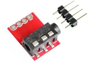 3.5mm stereo headphone MP3 audio video microphone Block Interface Modules