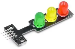 Mini 5V Traffic Light LED Display Module Red Yellow Green 5mm LED Mini-Traffic Light Traffic Light System Model