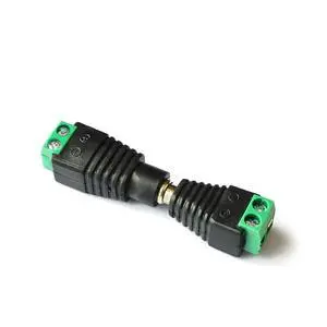 1 Pair Male + Female 2.1mm x 5.5mm DC Power Jack Adapter Connector Plug CCTV Camera