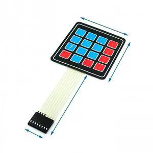 4 x 4 Matrix Keypad Membrane Switch 8 pins connector SCM Outside enlarge Keypad