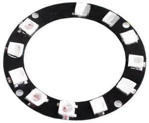 RGB LED Ring 12 Bits LEDs WS2812 5050 RGB LED Ring Lamp Light with Integrated Drivers