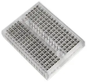 Mini Breadboard Protoboard DIY Kit Universal Transparent Solderless -170 Breadboard 170Tie-points Prototype Boards 35X47MM