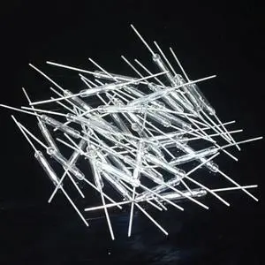 10pcs N/O Reed switch Magnetic Switch 2 * 14mm Normally Open Magnetic Induction switch