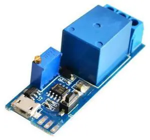 Smart Electronics 5V-30V Micro USB Power Adjustable Delay Relay Timer Control Module Delay Switch
