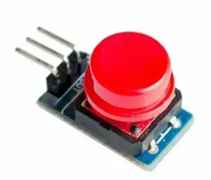 5pcs/lot 12X12MM Big key module Big button module Light touch switch module with hat High level output