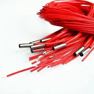 3D Printer Parts Heating Tube 12V 24V 40W 1M length (6*20mm ) Ceramic Cartridge Extruder Heating 40W Extrusion Heater