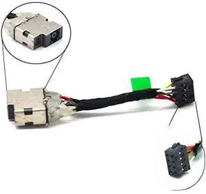 Replacement AC DC Power Jack Plug Port Socket Cable for 15-F 15-N 15-P 15-K 10-E 15-f 15-f009wm 15-f100dx Series