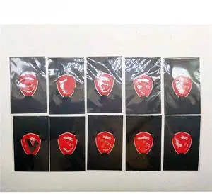 10pcs/batch stickers red suitable for