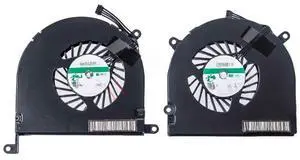 Laptop CPU Cooling Fan Left and Right Replacement Kit for A1297 17" Unibody 2009 2010 2011