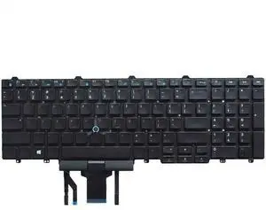 Replacement US keyboard with backlight for E5550 E5570 5550 5580 5590 5591 3510 3520 7510 7520 7710 7720