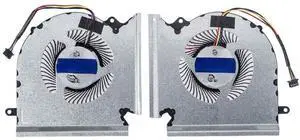 Replacement CPU + GPU Cooling Fan for GE66 10SGS 10SFS 10SF 10UH 10UG 10UE 11UH 10UH 10UG 11UG Series