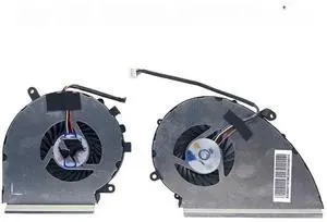 Replacement Laptop Fan 4 Pin 2 Fan PA06015SL N366 N372 for GE72GP72CPU Fan and GPU Cooling Fan